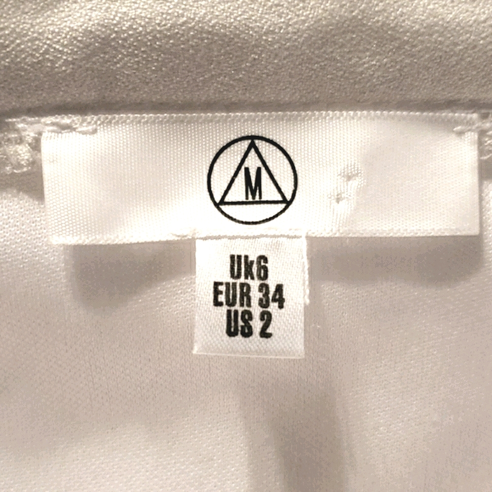 MISSGUIDED WHITE OFF-SHOULDER DRESS SZ 2 - Picture 4 of 8
